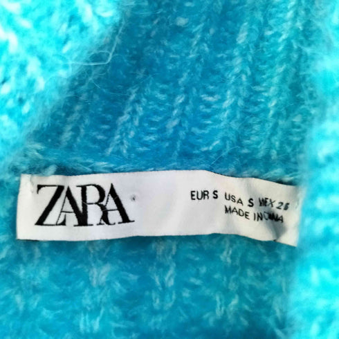 ザラ ZARA アルパカ混 タートルネック ローゲージニット レディース import:S
