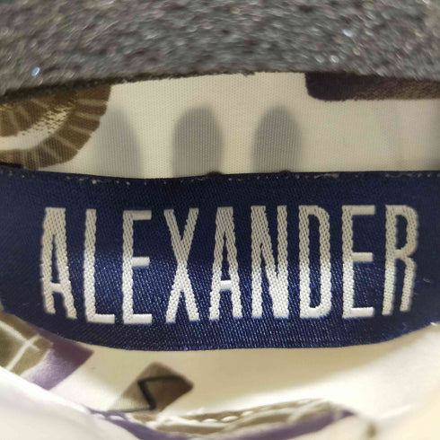 ALEXANDER 総柄半袖シャツ S/Sシャツ オーバーサイズ メンズ XL
