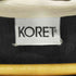 KORET 総柄半袖シャツ S/Sシャツ 開襟 バイカラー メンズ