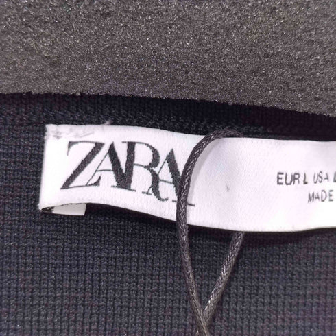 ザラ ZARA Cropped Knit Sweater レディース import:L