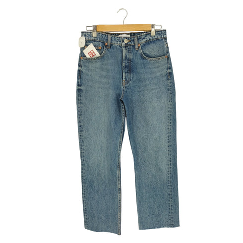 ザラ ZARA Hi Rise Straight Leg Jeans ハイライズストレートレッグジーンズ デニムパンツ レディース USA:8