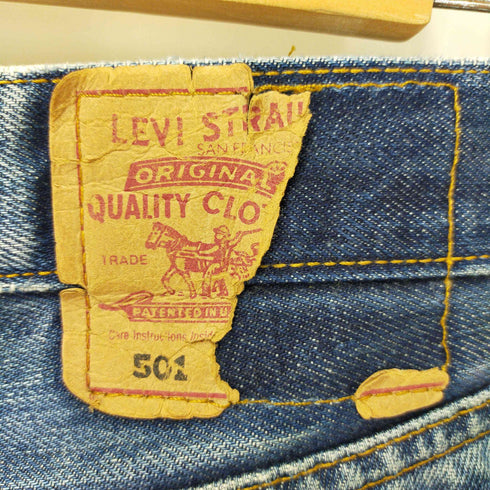 リーバイス Levis トルコ製 501 ボタン裏T01 ストレートデニムパンツ メンズ