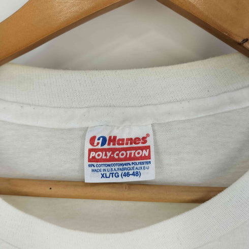 ヘインズ Hanes ©1993 USA製 シングルステッチ フロントキャラクタープリント クルーネックTシャツ メンズ import:XL