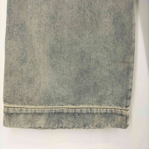 ビンテージ加工 バギーデニムパンツ レディース JPN:M