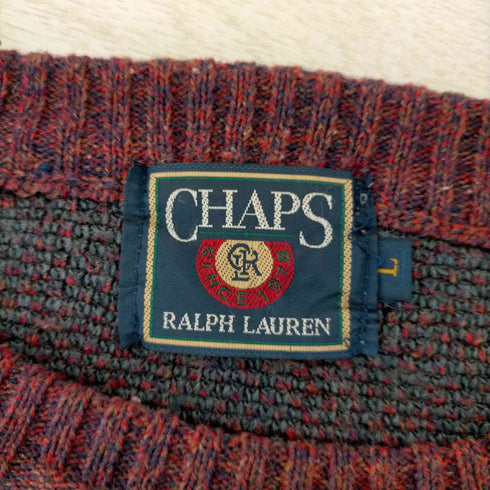 チャップスラルフローレン CHAPS RALPH LAUREN 総柄クルーネックニット メンズ JPN:L