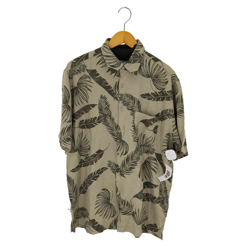 BILL BLASS アロハシャツ 総柄半袖シャツ S/Sシャツ ヤシ柄 メンズ M