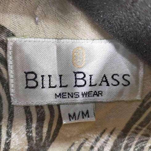 BILL BLASS アロハシャツ 総柄半袖シャツ S/Sシャツ ヤシ柄 メンズ M