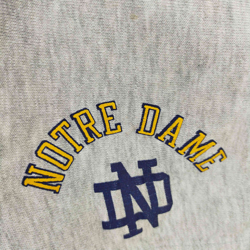 チャンピオン Champion 80S トリコタグ REVERSE WEAVE Notre Dame カレッジプリント スウェット ショーツ メンズ MEDIUM