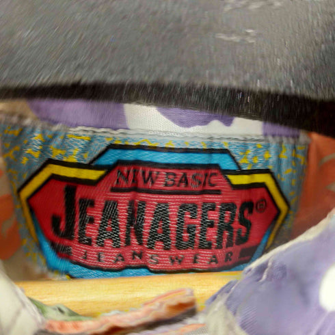 JEANAGERS 総柄半袖シャツ S/Sシャツ オーバーサイズ メンズ