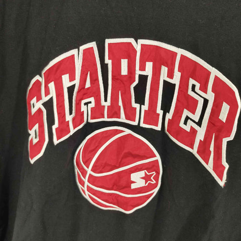 スターター STARTER リブライン バスケット半袖Tシャツ メンズ import:L