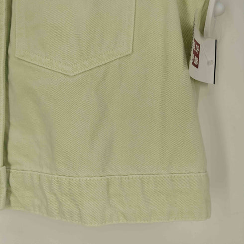 ザラ ZARA Solid Color Denim Vest ソリッドカラーデニムベスト レディース import:L