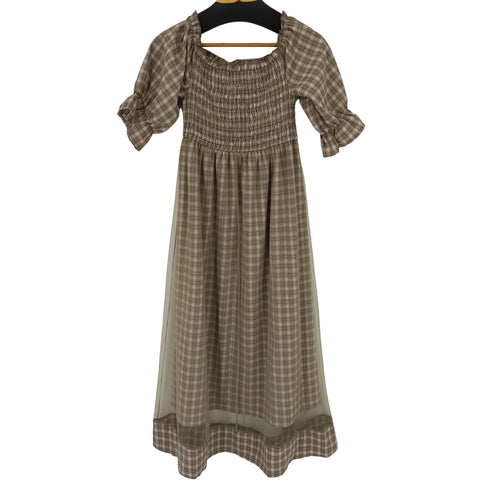 mily bilet ミウィビレット ギャザー スタイルアップワンピース シアー レディース JPN:M
