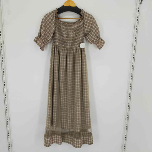mily bilet ミウィビレット ギャザー スタイルアップワンピース シアー レディース JPN:M