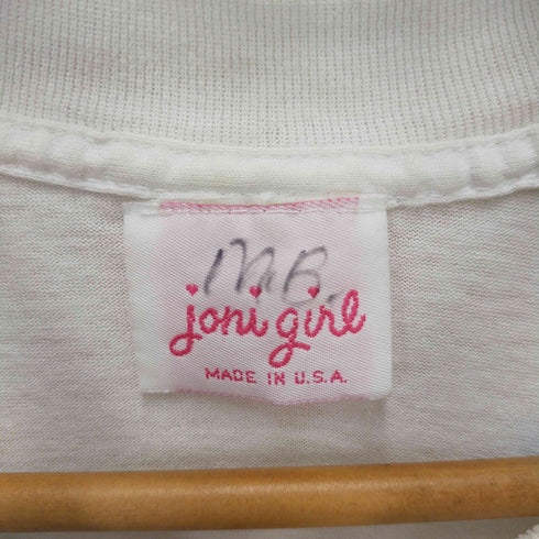 joni girl hane USA製 シングルステッチ リメイクキャラクタープリントTシャツ メンズ