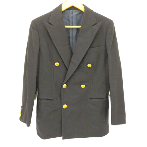 ラルフローレン RALPH LAUREN 紺ブレ 金ボタン ピークドラペル ダブルテーラードジャケット メンズ 11