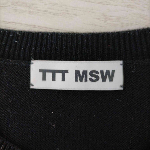 ティーモダンストリートウエア TTT_MSW Persia Knit Vest メンズ JPN:L