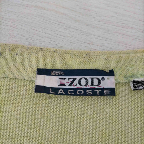 アイゾッドラコステ IZOD LACOSTE 80S 糸巻きタグ アクリルカーディガン メンズ JPN:L