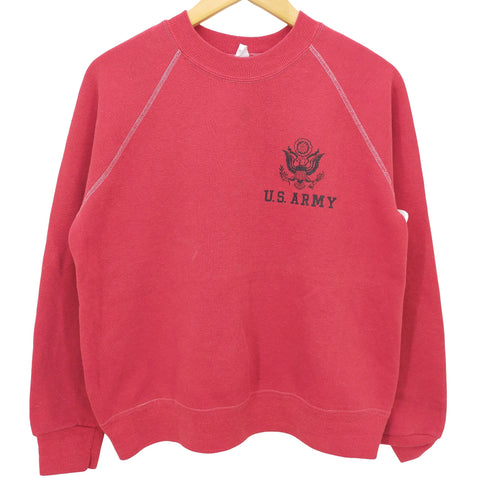 プリント ラグランスリーブ プルオーバースウェット メンズ