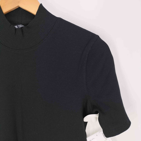 ザラ ZARA Ribbed Dress リブドレス ワンピース レディース import:M