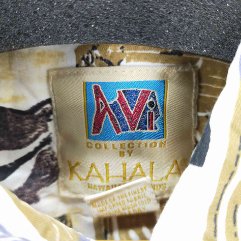 カハラ KAHALA コットンアロハシャツ SEA メンズ JPN:XL