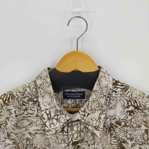 ラウンドツリーアンドヨーク roundtree&yorke コットンアロハシャツ XXL メンズ JPN:XXL
