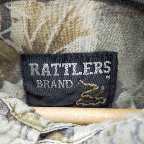 RATTLERS ビッグサイズ リアルツリーカモS/Sシャツ 迷彩 メンズ