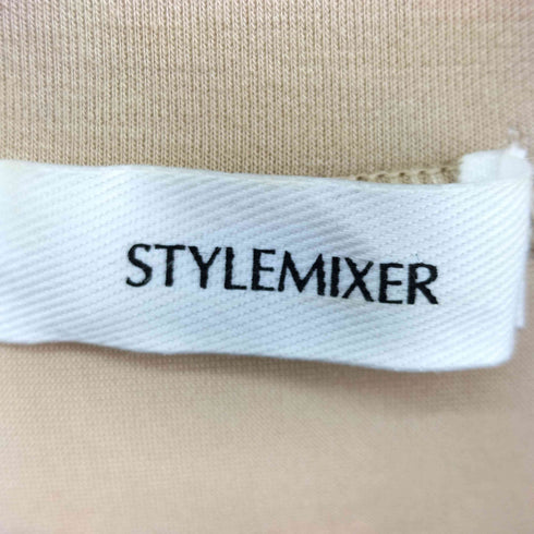 スタイルミキサー STYLEMIXER 21AW ソフトスムーススクエアスリーブトップ レディース FREE