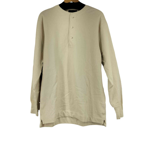 ナイジェルケーボン NIGEL CABOURN OX'ED SILVER SADDLER HENLEY NECK SHIRT メンズ 48