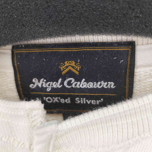 ナイジェルケーボン NIGEL CABOURN OX'ED SILVER SADDLER HENLEY NECK SHIRT メンズ 48