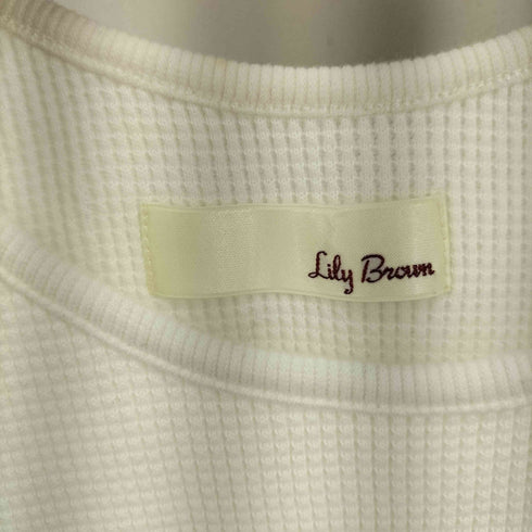 リリーブラウン Lily Brown アシメワッフルタンク レディース FREE