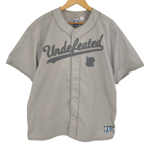 アンディフィーテッド UNDEFEATED ベースボールシャツ メンズ import:L