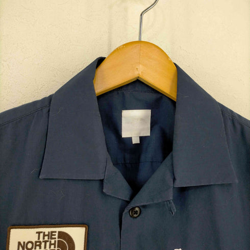 ザノースフェイス THE NORTH FACE S/S Logo Bage Shirt ショートスリーブロゴバッジシャツ メンズ JPN:M