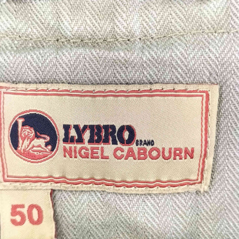 ナイジェルケーボン ライブロ NIGEL CABOURN LYBRO P-70 LYBRO NAVAL DUNGAREE HERRINGBONE OVERALL メンズ 50
