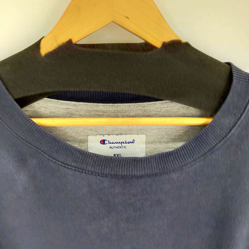 チャンピオン Champion 5XL AUTHENTIC クルーネックスウェット スモールロゴ刺繍 メンズ 5XL