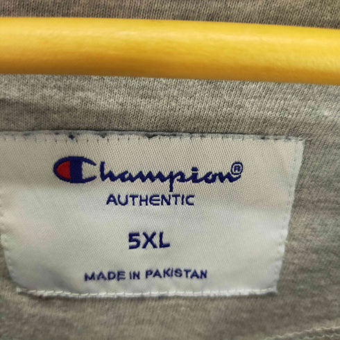 チャンピオン Champion 5XL AUTHENTIC クルーネックスウェット スモールロゴ刺繍 メンズ 5XL
