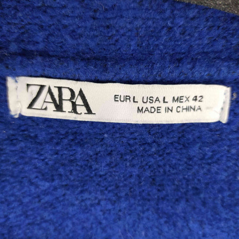 ザラ ZARA TEXT JACQUARD CARDIGAN メンズ import:L