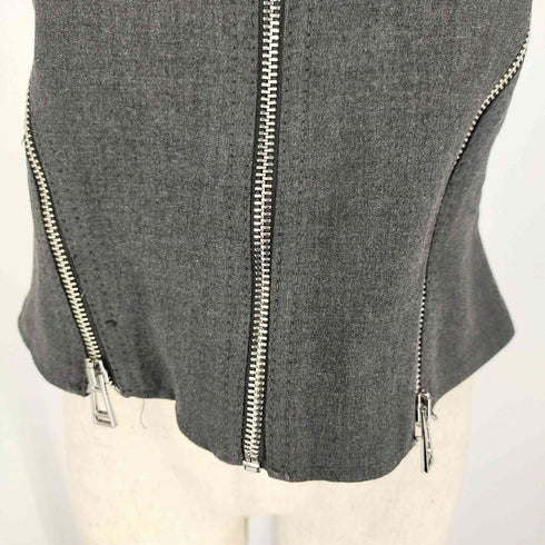 ザラ ZARA ジッパービスチェ べアトップ チューブトップ レディース import:S