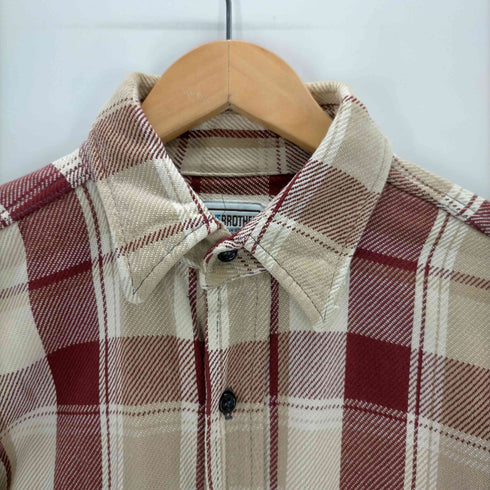 ファイブブラザー FIVE BROTHER USA製 ヘビーネルシャツ メンズ 17-XL-17 1/2