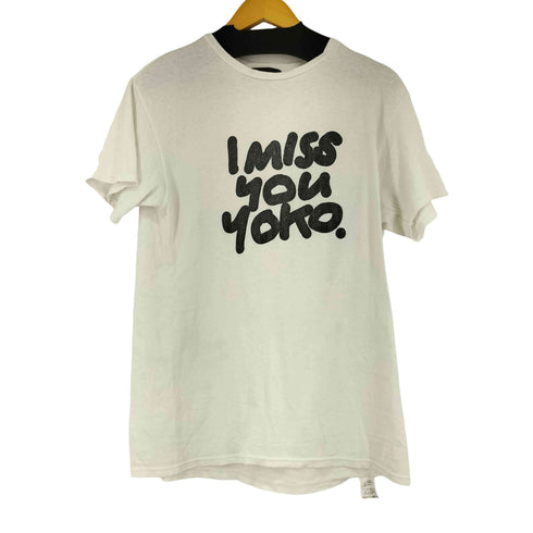 トゥデイエディション TODAY edition フロントプリント S/S Tシャツ レディース JPN:M