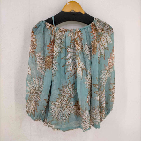 ダイアンフォンファステンバーグ DIANE VON FURSTENBERG シルク フラワー ブラウス レディース 2