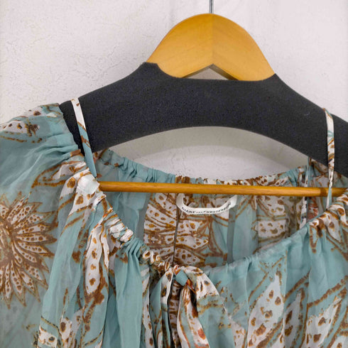ダイアンフォンファステンバーグ DIANE VON FURSTENBERG シルク フラワー ブラウス レディース 2
