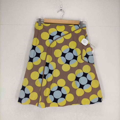 マルニ MARNI マルチカラ―ドット柄パイピングスカート レディース EUR:38