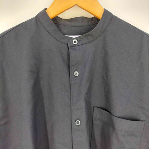 アーバンリサーチ URBAN RESEARCH WASHABLEウールバンドカラーシャツ メンズ JPN:L