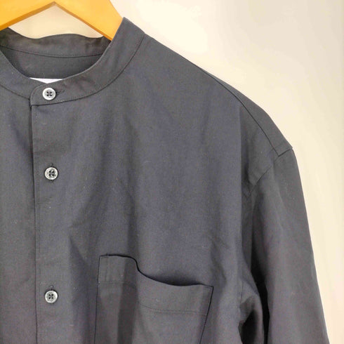アーバンリサーチ URBAN RESEARCH WASHABLEウールバンドカラーシャツ メンズ JPN:L