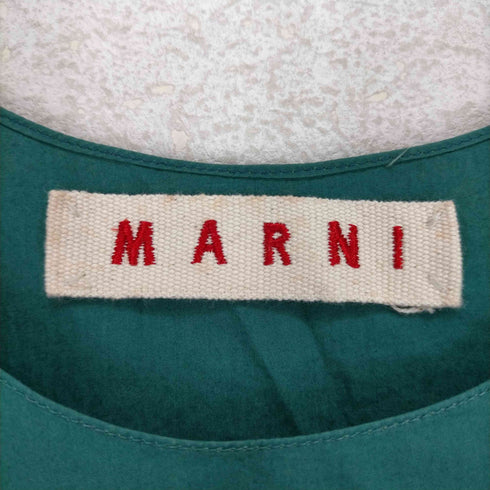 マルニ MARNI アシンメトリーノースリーブブラウス レディース JPN:40