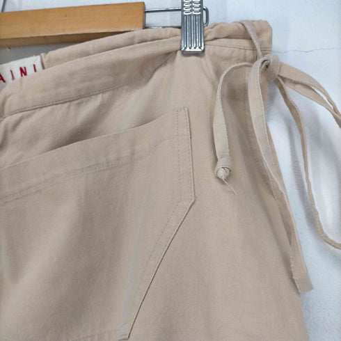 マルニ MARNI フロントコード デザインポケットクロップドパンツ レディース JPN:38