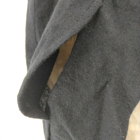 トリココムデギャルソン tricot COMME des GARCONS AD2010 10AW フロントリボン 変形ウールノースリーブジャケット レディース JPN:S