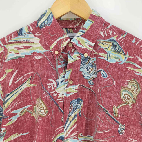 レインスプーナー Reyn Spooner フィッシング柄ボタンダウンシャツ メンズ import:M
