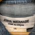ジュンヤワタナベコムデギャルソン JUNYA WATANABE COMME des GARCONS AD2001 02SS 格子状パッチワークデニムトラッカージャケット レディース JPN:M