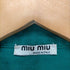 ミュウミュウ miu miu ロゴ刺繍 コットンワークジャケット レディース JPN:M